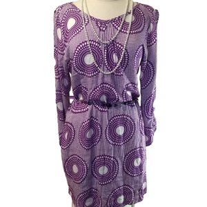 YOA Boho Mandela Pattern Tunic Style Dress, Size L